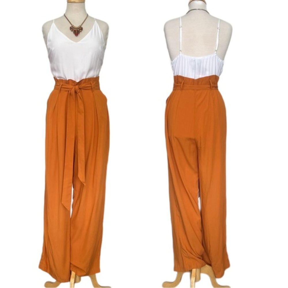 HUNTER & BROWN Mustard color block jumpsuit|small